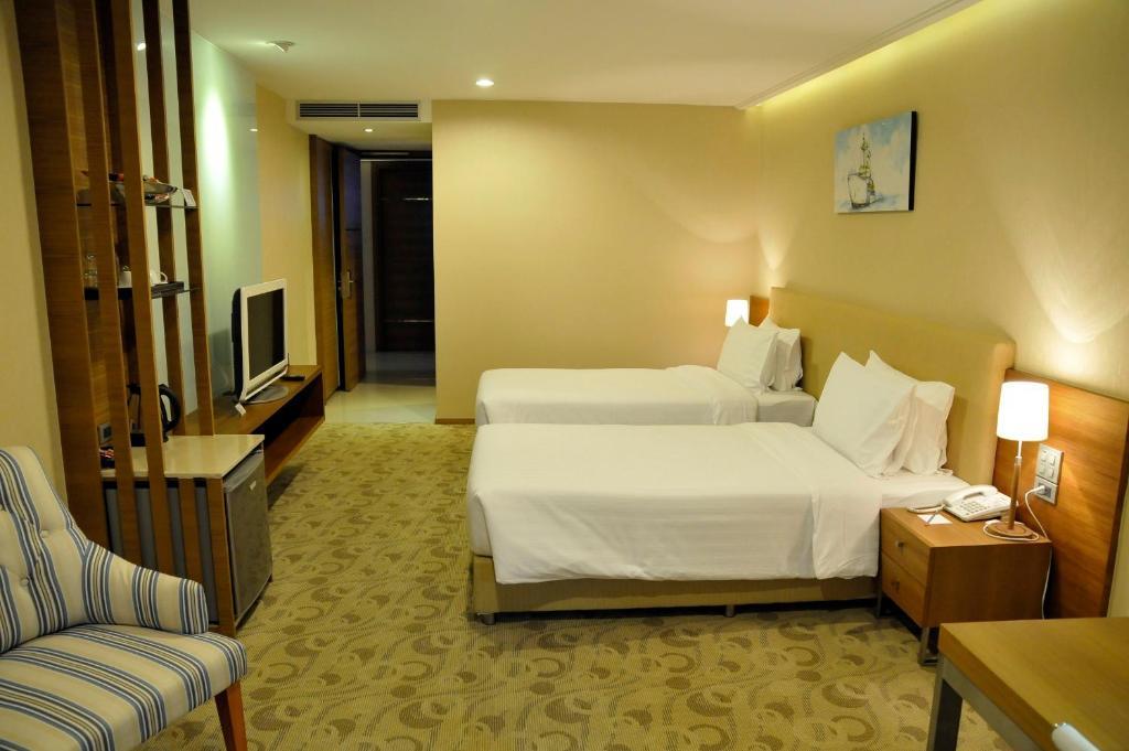 The Moonite Boutique Hotel Bangkok Oda fotoğraf
